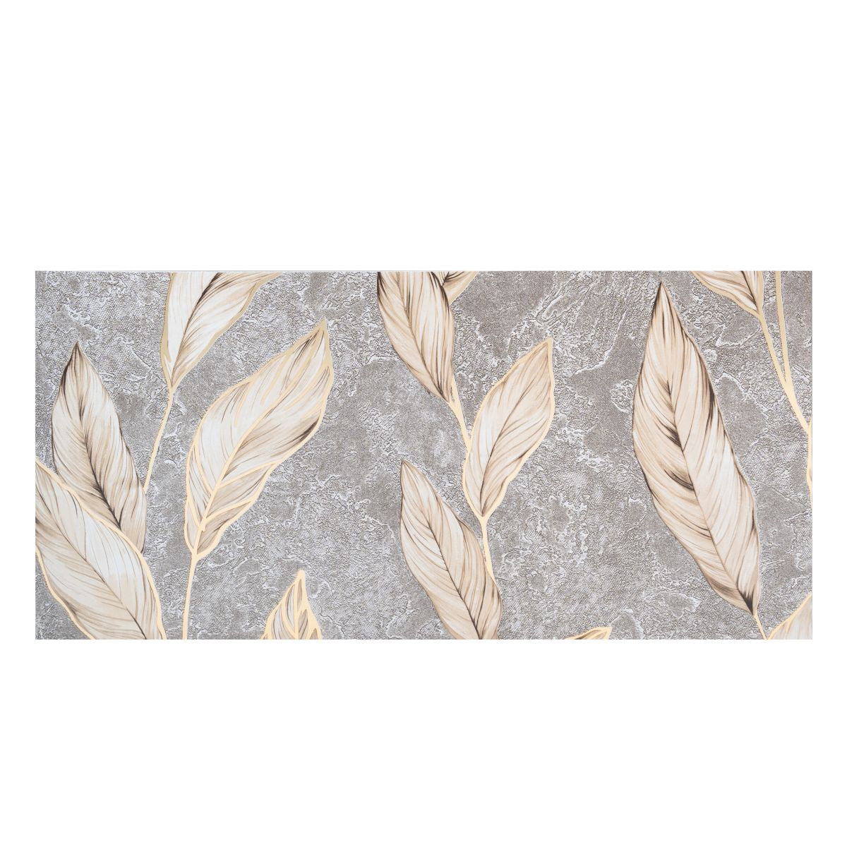 Set 6 panouri decorative autoadezive cu folie de aluminiu, efect marmura,  suprafata acoperita 1.08 m², Naimeed D7114, 60x30 cm, Gri