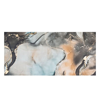 Set 6 panouri decorative autoadezive cu folie de aluminiu, efect marmura,  suprafata acoperita 1.08 m², Naimeed D7116, 60x30 cm, Multicolor