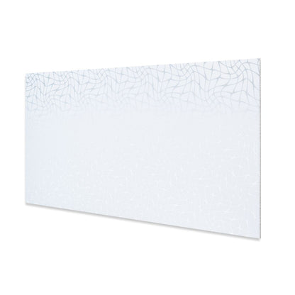 Set 6 panouri decorative autoadezive cu folie de aluminiu, efect marmura,  suprafata acoperita 1.08 m², Naimeed D7121, 60x30 cm, Gri deschis