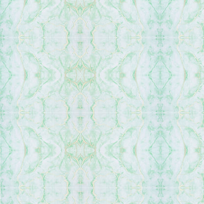 Set 6 panouri decorative autoadezive cu folie de aluminiu, efect marmura,  suprafata acoperita 1.08 m², Naimeed D7122, 60x30 cm, Verde deschis