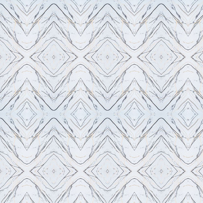 Set 6 panouri decorative autoadezive cu folie de aluminiu, efect marmura,  suprafata acoperita 1.08 m², Naimeed D7123, 60x30 cm, Gri deschis
