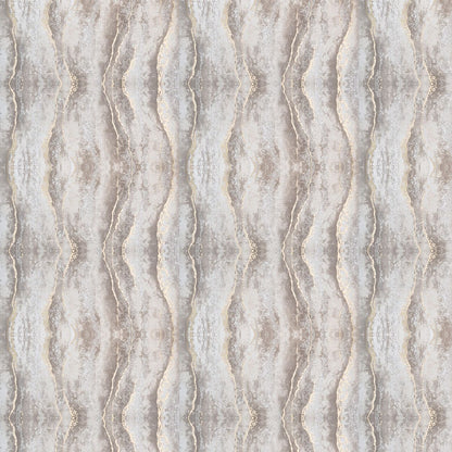 Set 6 panouri decorative autoadezive cu folie de aluminiu, efect marmura,  suprafata acoperita 1.08 m², Naimeed D7128, 60x30 cm, Maro deschis