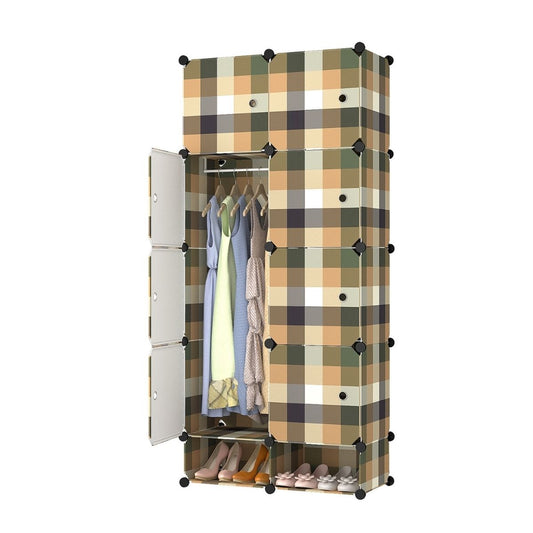 Dulap Modular, 8 Usi, Naimeed D7161, 162x75x37cm ,Verde