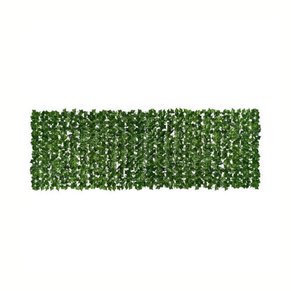 Plasa gard, frunze artificiale,, Naimeed D7219, paravan pentru balcon, terasa si gard, 100x30 cm, Verde