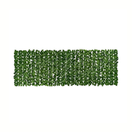 Plasa gard, frunze artificiale, Naimeed D7220, paravan pentru balcon, terasa si gard, 100x30 cm, Verde