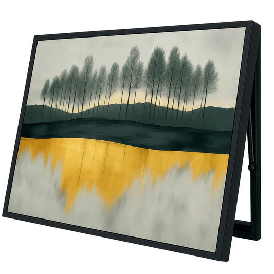 Capac tablou pentru contor electric, Naimeed D7284, mascare tablou electric, design modern si elegant, 50x60x4cm, rama neagra
