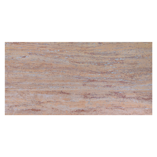 Set 16 panouri decorative din praf de piatra, Naimeed D7309, ignifuge, strat protector ceramic, rezistente la razele UV, 120x60x0.2 cm, bej ruginiu