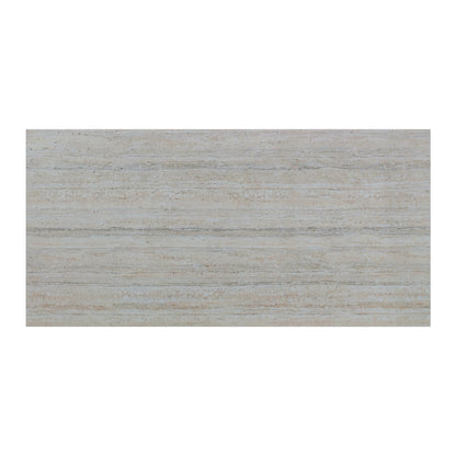 Set 16 panouri decorative din praf de piatra, Naimeed D7310, ignifuge, strat protector ceramic, rezistente la razele UV, 120x60x0.2 cm, alb bejuit