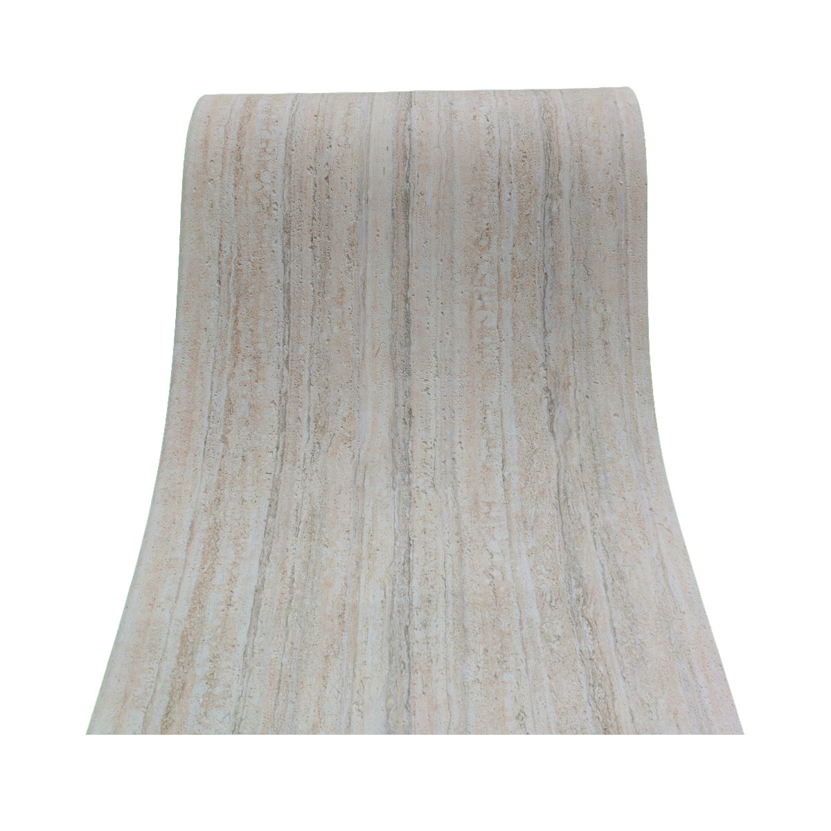 Panou decorativ din praf de piatra, Naimeed D7310, flexibil, ignifug, strat protector ceramic, rezistent la razele UV, 120x60x0.2 cm, alb bejuit