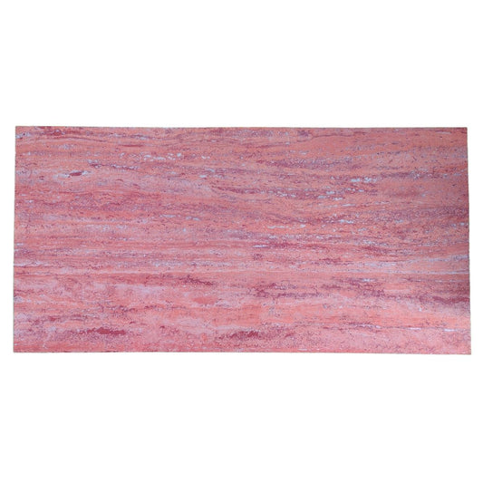 Panou decorativ din praf de piatra, Naimeed D7313, flexibil, ignifug, strat protector ceramic, rezistent la razele UV, 120x60x0.2 cm, coral