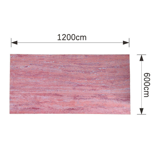 Panou decorativ din praf de piatra, Naimeed D7313, flexibil, ignifug, strat protector ceramic, rezistent la razele UV, 120x60x0.2 cm, coral