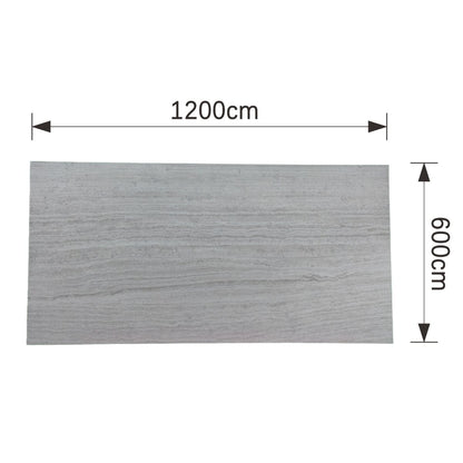 Set 16 panouri decorative din praf de piatra, Naimeed D7314, ignifuge, strat protector ceramic, rezistente la razele UV, 120x60x0.2 cm, cenusiu