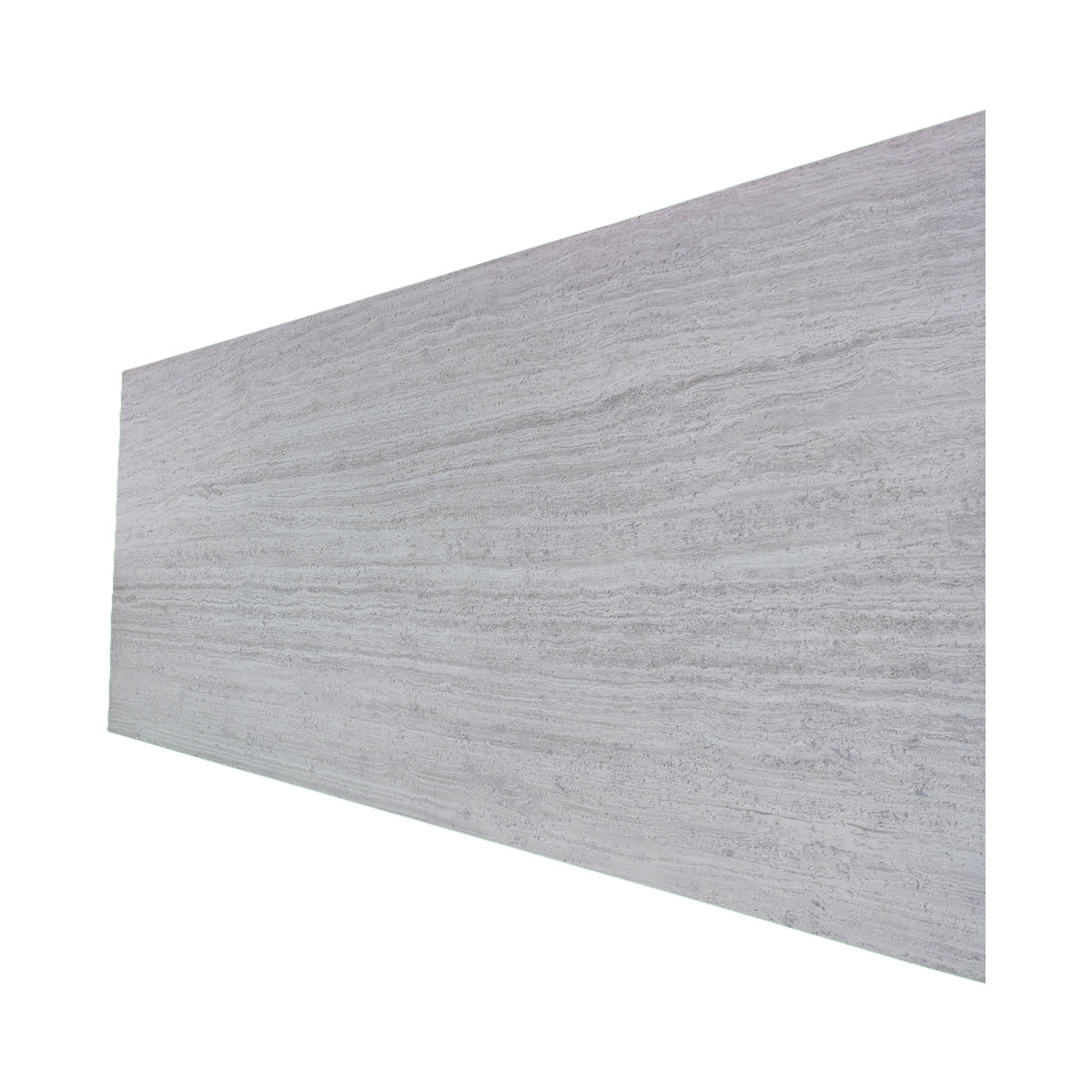 Set 16 panouri decorative din praf de piatra, Naimeed D7315, ignifuge, strat protector ceramic, rezistente la razele UV, 120x60x0.2 cm, cenusiu pal