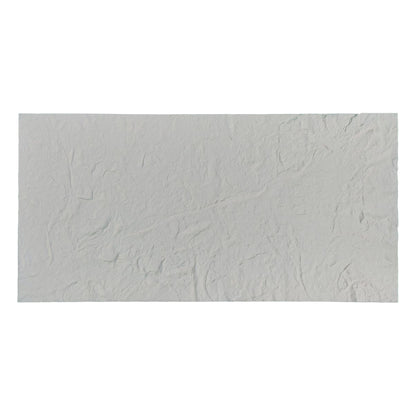 Set 4 panouri decorative din praf de piatra, Naimeed D7316, flexibile, ignifuge, strat protector ceramic, rezistente la razele UV, 120x60x0.2 cm, alb