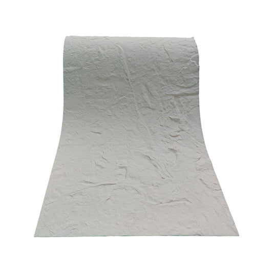 Panou decorativ din praf de piatra, Naimeed D7316, flexibil, ignifug, strat protector ceramic, rezistent la razele UV, 120x60x0.2 cm, alb