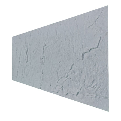 Panou decorativ din praf de piatra, Naimeed D7316, flexibil, ignifug, strat protector ceramic, rezistent la razele UV, 120x60x0.2 cm, alb