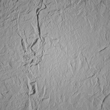 Panou decorativ din praf de piatra, Naimeed D7319, flexibil, ignifug, strat protector ceramic, rezistent la razele UV, 120x60x0.2 cm, gri deschis