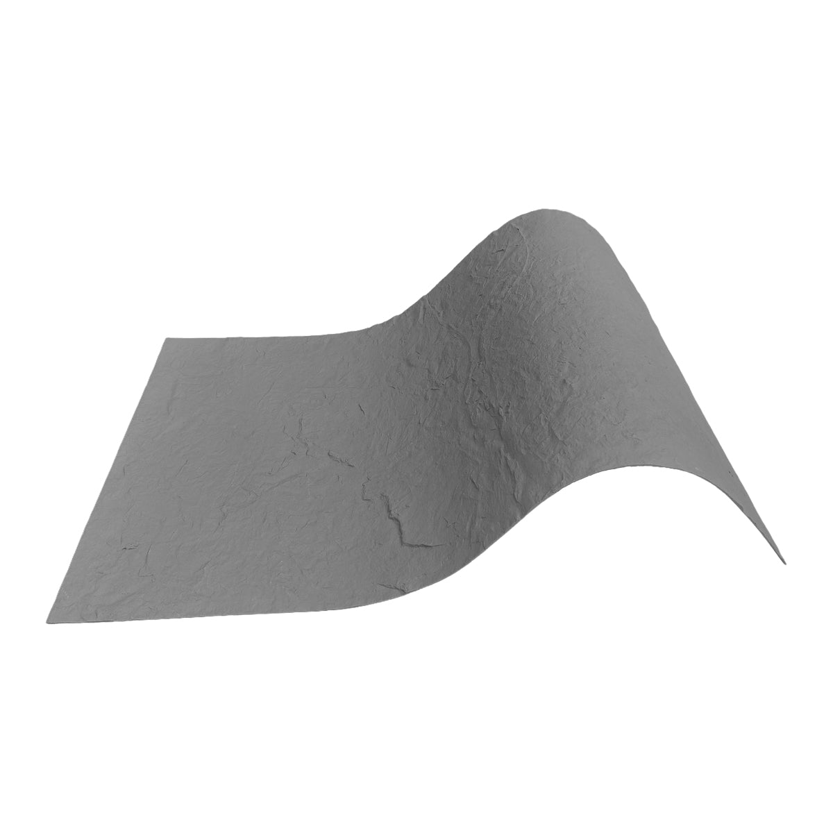 Panou decorativ din praf de piatra, Naimeed D7319, flexibil, ignifug, strat protector ceramic, rezistent la razele UV, 120x60x0.2 cm, gri deschis