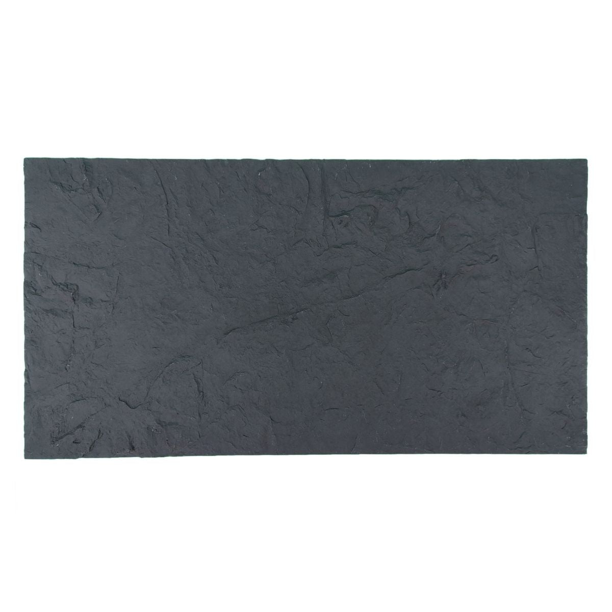 Set 10 panouri decorative din praf de piatra, Naimeed D7320, flexibile, ignifuge, strat protector ceramic, rezistente la razele UV, 120x60x0.2 cm, gri inchis