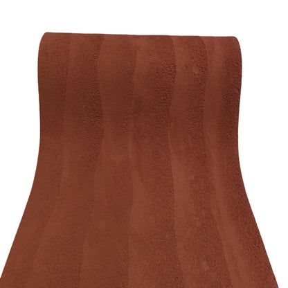 Panou decorativ din praf de piatra, Naimeed D7324, flexibil, ignifug, strat protector ceramic, rezistent la razele UV, 120x60x0.2 cm, rosu caramiziu