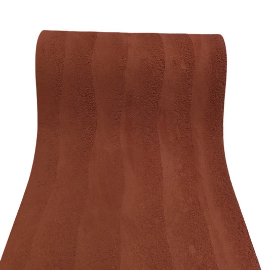 Panou decorativ din praf de piatra, Naimeed D7324, flexibil, ignifug, strat protector ceramic, rezistent la razele UV, 120x60x0.2 cm, rosu caramiziu