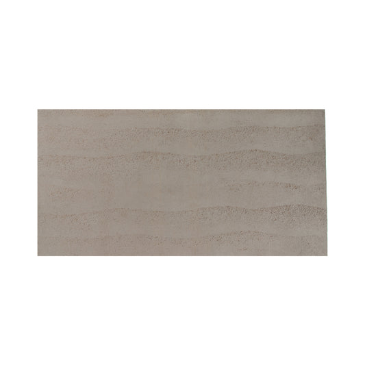Panou decorativ din praf de piatra, Naimeed D7325, flexibil, ignifug, strat protector ceramic, rezistent la razele UV, 120x60x0.2 cm, maro deschis