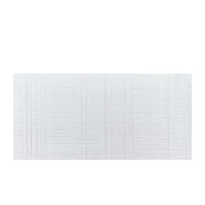 Panou decorativ  din praf de piatra, Naimeed D7326, flexibil, ignifug, strat protector ceramic, rezistent la razele UV, 120x60x0.2 cm, alb