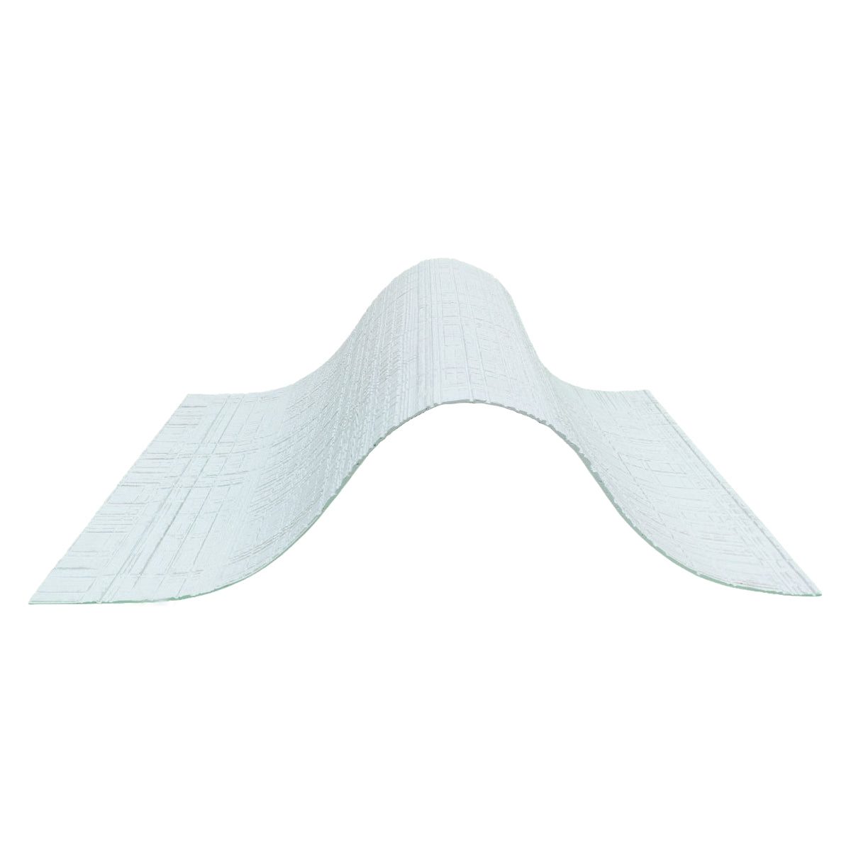 Set 12 panouri decorative din praf de piatra, Naimeed D7326, flexibile, ignifuge, strat protector ceramic, rezistente la razele UV, 120x60x0.2 cm, alb