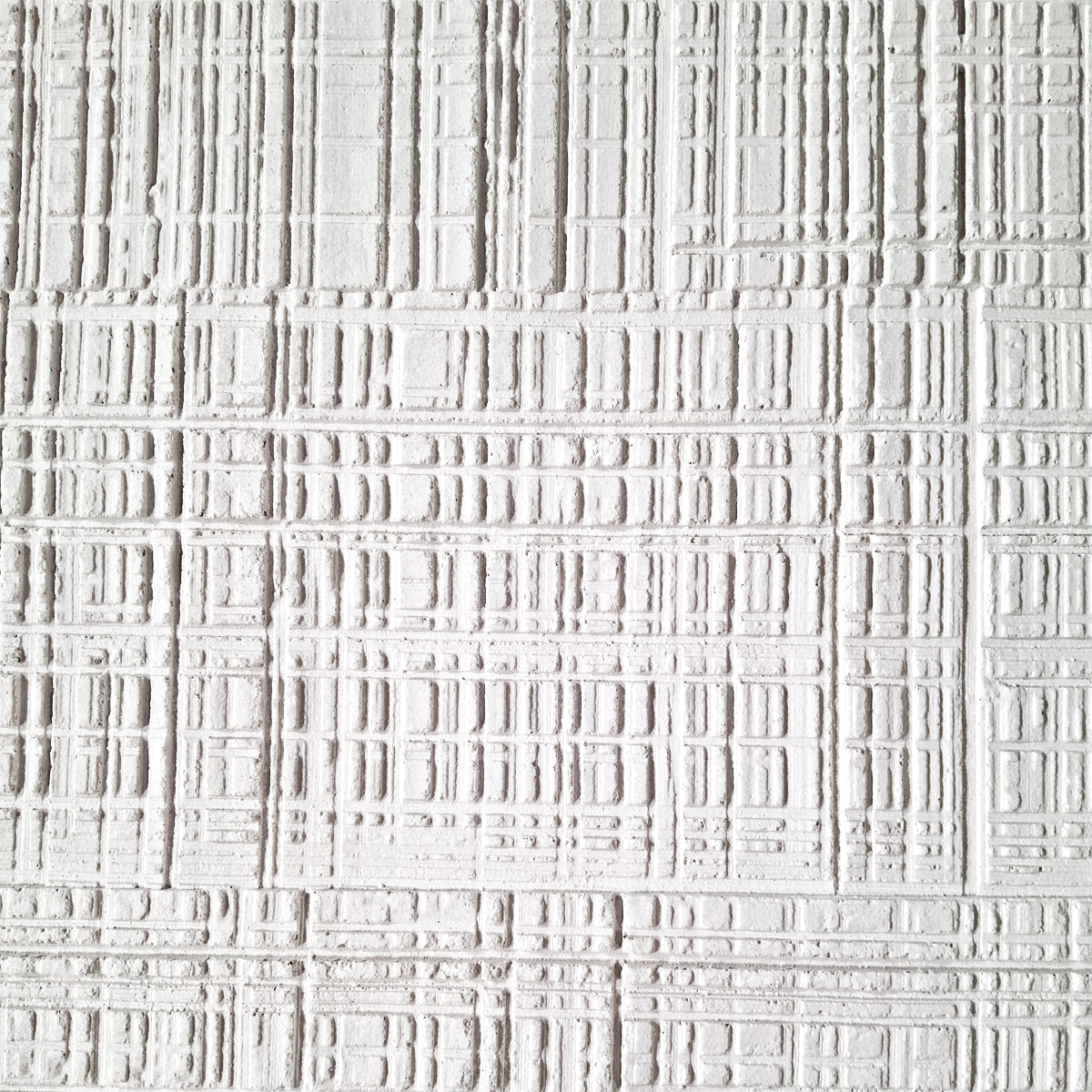 Panou decorativ  din praf de piatra, Naimeed D7326, flexibil, ignifug, strat protector ceramic, rezistent la razele UV, 120x60x0.2 cm, alb