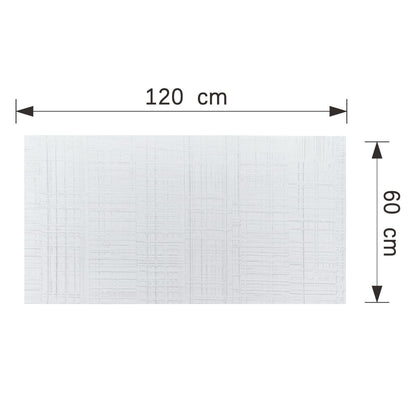 Panou decorativ  din praf de piatra, Naimeed D7326, flexibil, ignifug, strat protector ceramic, rezistent la razele UV, 120x60x0.2 cm, alb
