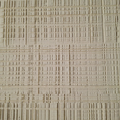 Set 7 panouri decorative din praf de piatra, Naimeed D7327, flexibile, ignifuge, strat protector ceramic, rezistente la razele UV, 120x60x0.2 cm, bej vanilie