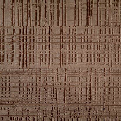 Set 10 panouri decorative din praf de piatra, Naimeed D7329, flexibile, ignifuge, strat protector ceramic, rezistente la razele UV, 120x60x0.2 cm, maro scortisoara