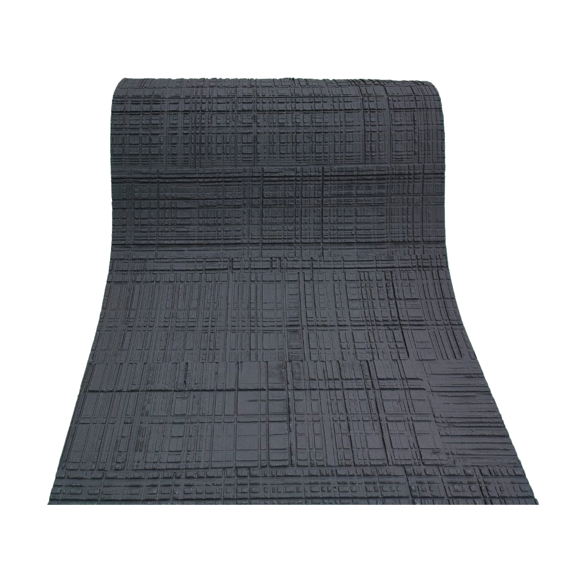 Panou decorativ din praf de piatra, Naimeed D7330, flexibil, ignifug, strat protector ceramic, rezistent la razele UV, 120x60x0.2 cm, gri antracit