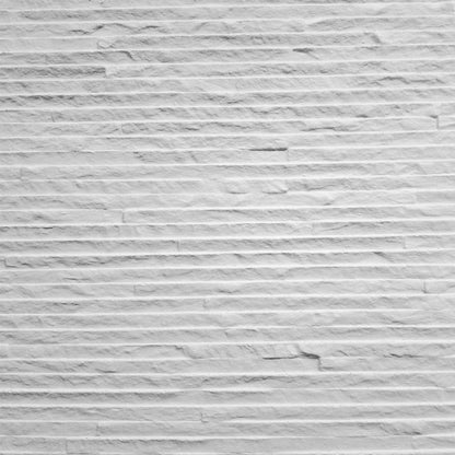 Panou decorativ din praf de piatra, Naimeed D7331, flexibil, ignifug, strat protector ceramic, rezistent la razele UV, 120x60x0.2 cm, alb