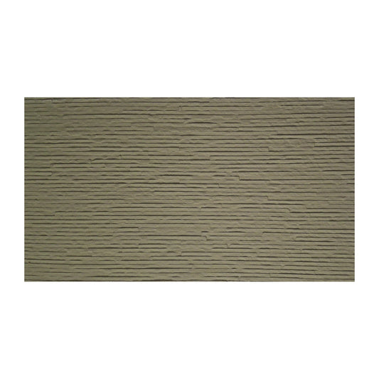 Panou decorativ din praf de piatra, Naimeed D7332, flexibil, ignifug, strat protector ceramic, rezistent la razele UV, 120x60x0.2 cm, bej masliniu