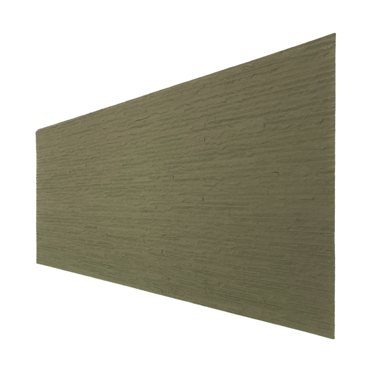 Set 16 panouri decorative din praf de piatra, Naimeed D7332, flexibile, ignifuge, strat protector ceramic, rezistente la razele UV, 120x60x0.2 cm, bej masliniu