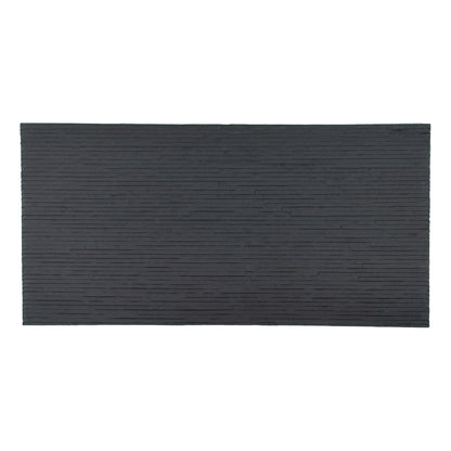 Set 16 panouri decorative din praf de piatra, Naimeed D7333, flexibile, ignifuge, strat protector ceramic, rezistente la razele UV, 120x60x0.2 cm, gri antracit