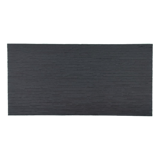 Set 16 panouri decorative din praf de piatra, Naimeed D7333, flexibile, ignifuge, strat protector ceramic, rezistente la razele UV, 120x60x0.2 cm, gri antracit