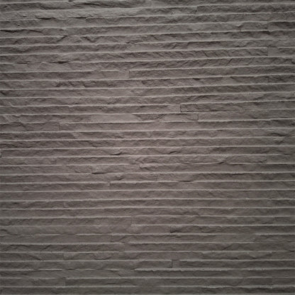 Panou decorativ din praf de piatra, Naimeed D7333, flexibil, ignifug, strat protector ceramic, rezistent la razele UV, 120x60x0.2 cm, gri antracit