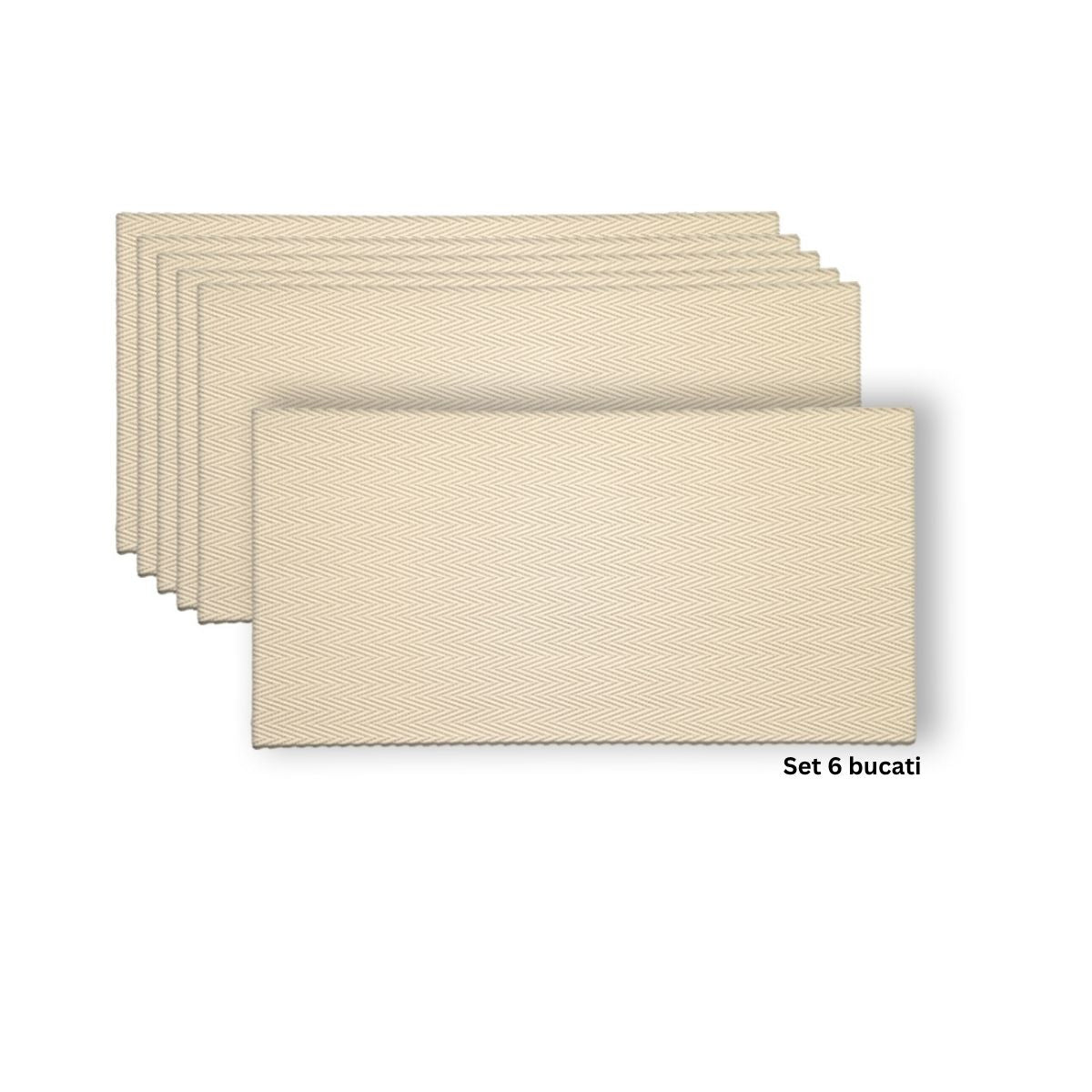 Set 6 panouri decorative din praf de piatra, Naimeed D7334, flexibile, ignifuge, strat protector ceramic, rezistente la razele UV, 120x60x0.2 cm, bej-galbui