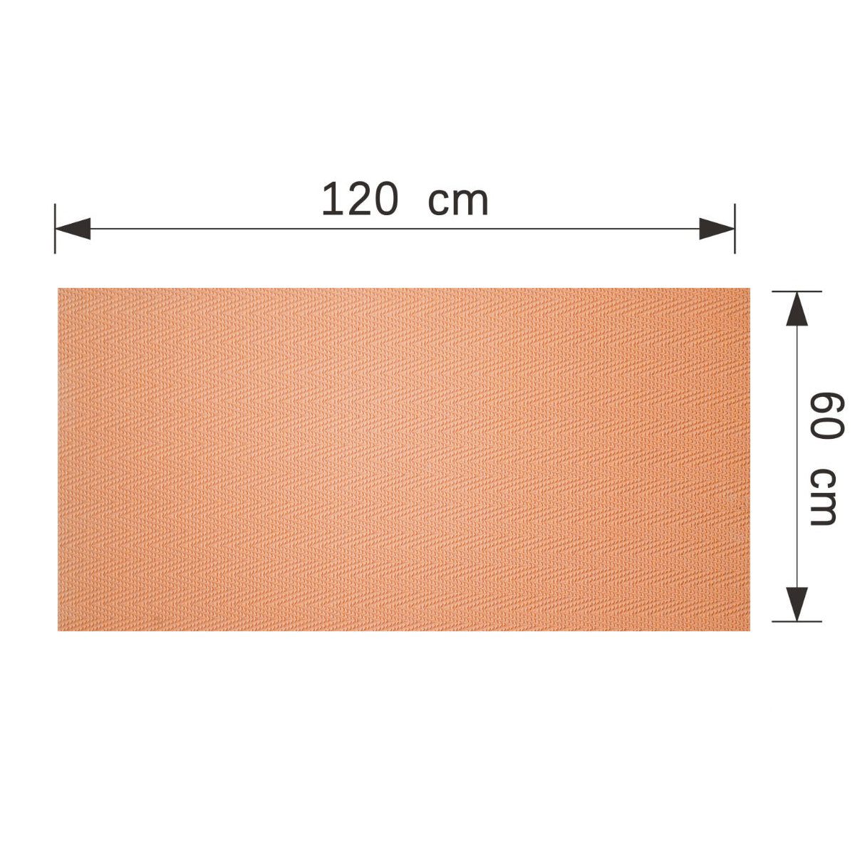 Set 15 panouri decorative din praf de piatra, Naimeed D7336, ignifuge, strat protector ceramic, rezistente la razele UV, 120x60x0.2 cm, portocaliu