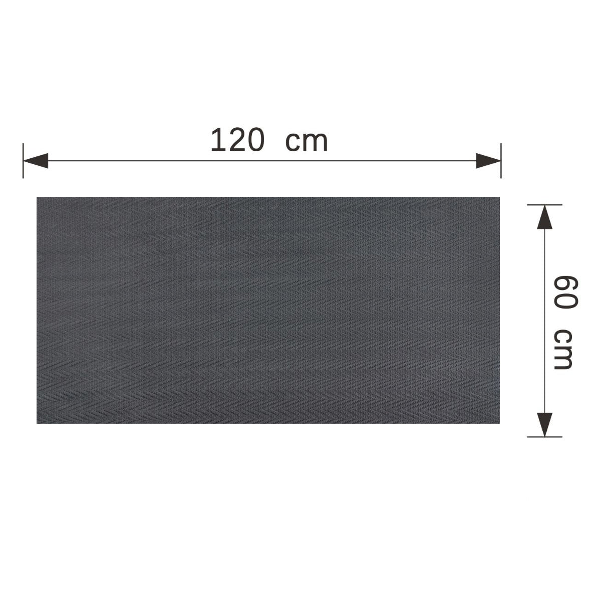 Set 14 panouri decorative din praf de piatra, Naimeed D7337, flexibile, ignifuge, strat protector ceramic, rezistente la razele UV, 120x60x0.2 cm, gri inchis
