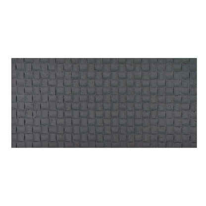 Set 9 panouri decorative din praf de piatra, Naimeed D7343, flexibile, ignifuge, strat protector ceramic, rezistente la razele UV, 120x60x0.2 cm, gri inchis