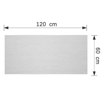 Panou decorativ din praf de piatra, Naimeed D7344, flexibil, ignifug, strat protector ceramic, rezistent la razele UV, 120x60x0.2 cm, alb