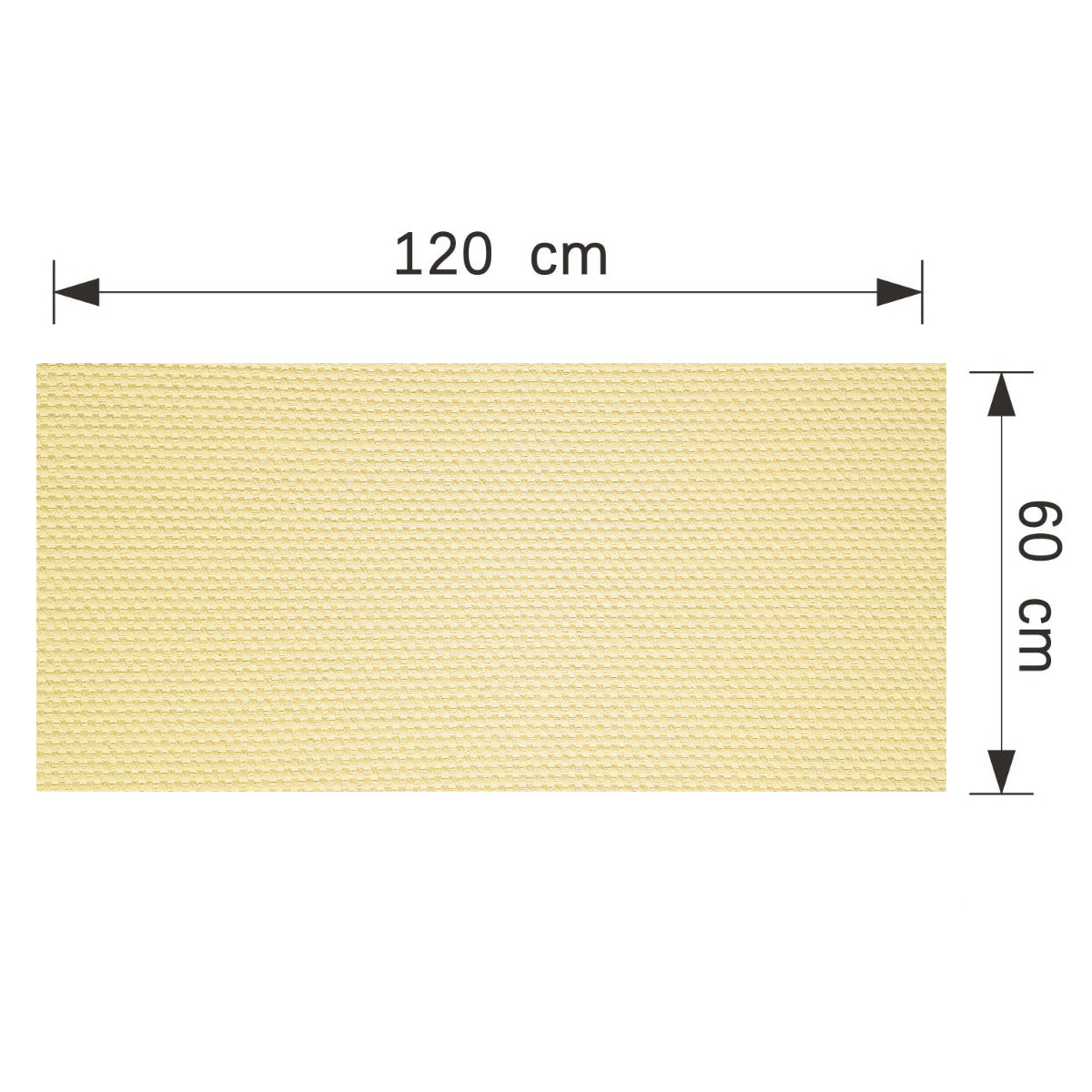 Panou decorativ din praf de piatra, Naimeed D7345, flexibil, ignifug, strat protector ceramic, rezistent la razele UV, 120x60x0.2 cm, galben pal