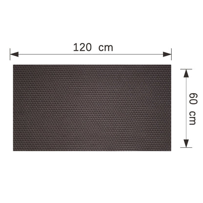 Panou decorativ din praf de piatra, Naimeed D7346, flexibil, ignifug, strat protector ceramic, rezistent la razele UV, 120x60x0.2 cm, gri antracit