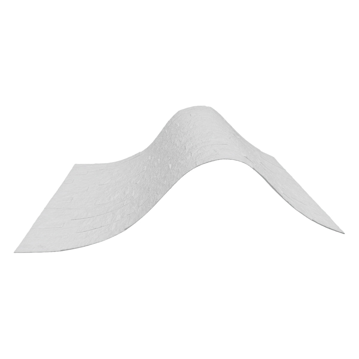 Set 12 panouri decorative din praf de piatra, Naimeed D7350, flexibile, ignifuge, strat protector ceramic, rezistente la razele UV, 120x60x0.2 cm, alb