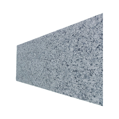 Panou decorativ din praf de piatra, Naimeed D7353, ignifug, strat protector ceramic, rezistente la razele UV, 120x60x0.2 cm, gri granit