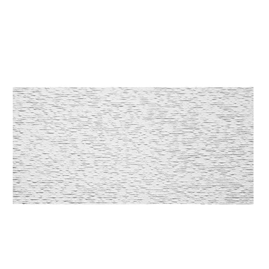 Panou decorativ din praf de piatra, Naimeed D7356, flexibil, ignifug, strat protector ceramic, rezistent la razele UV, 120x60x0.2 cm, alb