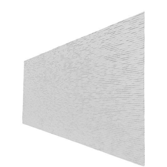 Panou decorativ din praf de piatra, Naimeed D7356, flexibil, ignifug, strat protector ceramic, rezistent la razele UV, 120x60x0.2 cm, alb